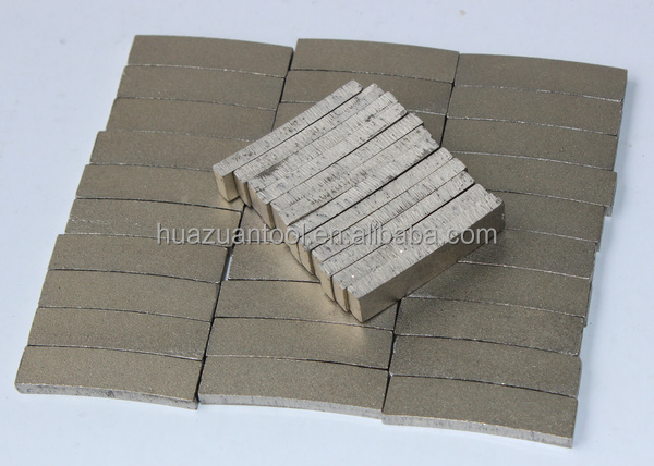 Diamond Tips Granite Cutting Segment For 250mm-2500mm Saw Blade