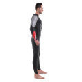 Seaskin mens de 3 mm de neoprene traseiro de mergulho com tirolesa