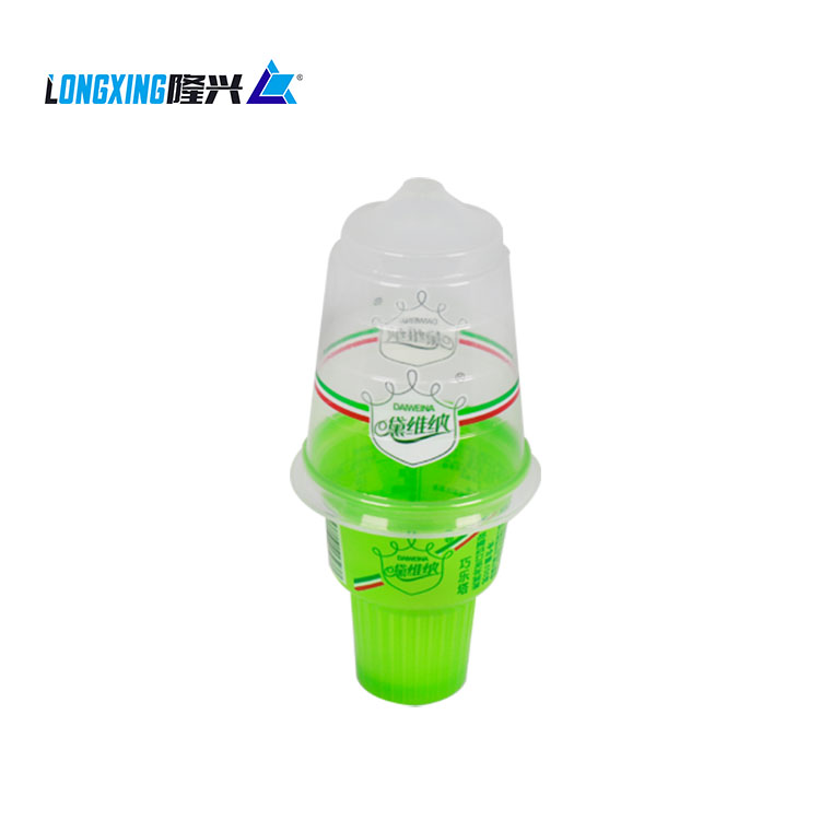 High Quality PP disposable ice cream cup with lid