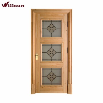 Tasteful Unfinished Interior Wood Doors Interior Glass Panel French Doors Interior Doors With Frosted Glass