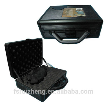 With sponge black aluminum tool case