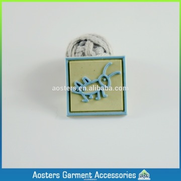 customized plastic label China soft pvc label rubber pieces rubber label patch logo