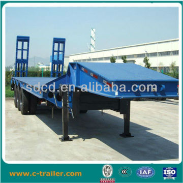 Semi Trailer Low Loader Wheels low-bed truck trailer