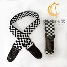 leather head polyester guitar straps guitar accessories