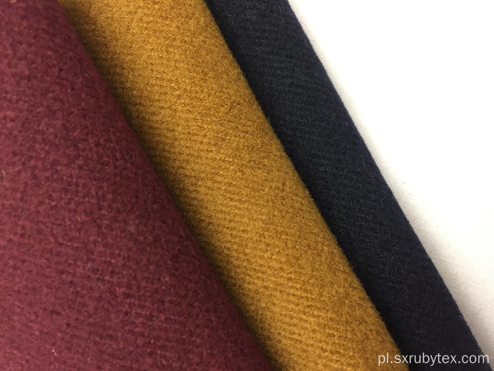 Poliester Superfine Twill Knit Solid Fabric