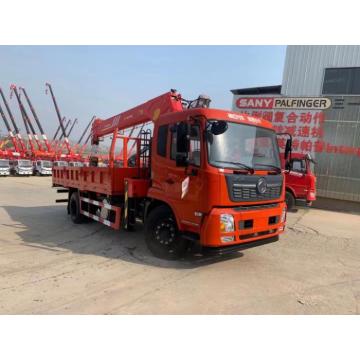 Dongfeng Lipat Boom Truck Crane untuk Pembinaan Bandar