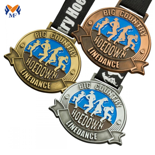 Soft Enamel And Hard Enamel Custom Race Medals