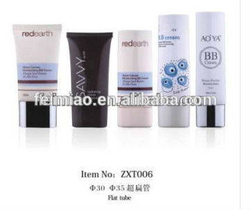 Soft tube with acrylic cap cosmetic product