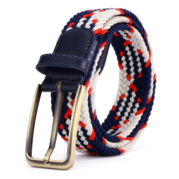 High Quality Multi-Color Golf Woven Braided Stretch Belts