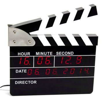 Digital Alarm Clock Movie Clapper