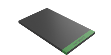 Vesconite black sheet plate