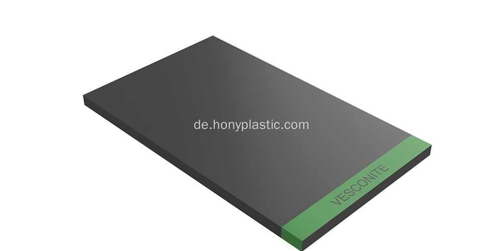 Vesconite Black Blechplatte