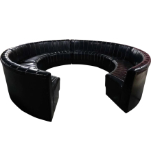 customized fashion fabric or PU leather restaurant sofa booth, restaurant sofa bench