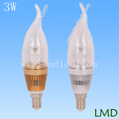 3W led candle light bulb