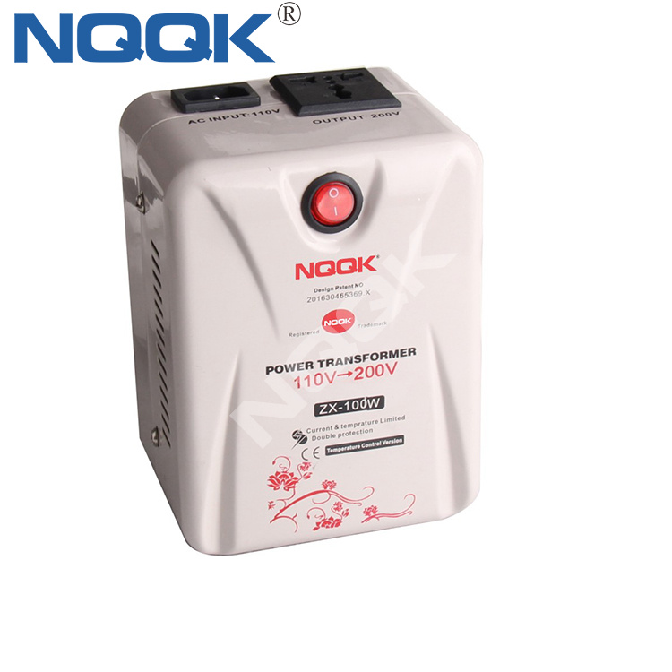 Input 110VAC Output 220V 100va 100W power transformer for current temperature limited double protection