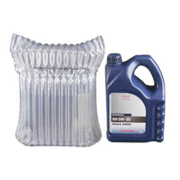 Customize White Column Bubble Making Machine for Automobile Engine Oil Logistics Packaging