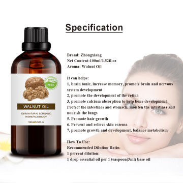 Wholesale natural Walnut Carrier Oil for diffuser