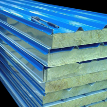 Color steel surface rock wool board