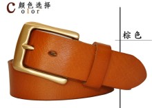 Classical leather belt