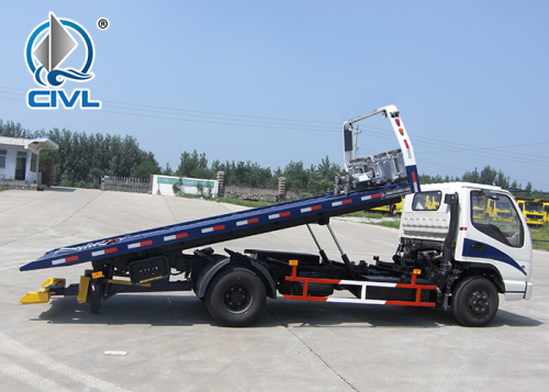 Flatbed Wrecker Carrier Road Rescue Vehicle