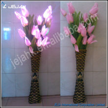 1111 Netted artificial flower in vase - lily and tulip flower