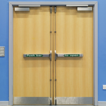 China Top Project Manufacturer: Commercial Fire Doors & Fire Resistant Hospital Fire Exit Doors