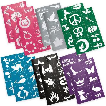 Soft Reusable Face Paint Stencils For Kids Adults