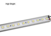 High Bright 14.4W DC12V 24mm * 10mm 5050 Rigid SMD LED Stri
