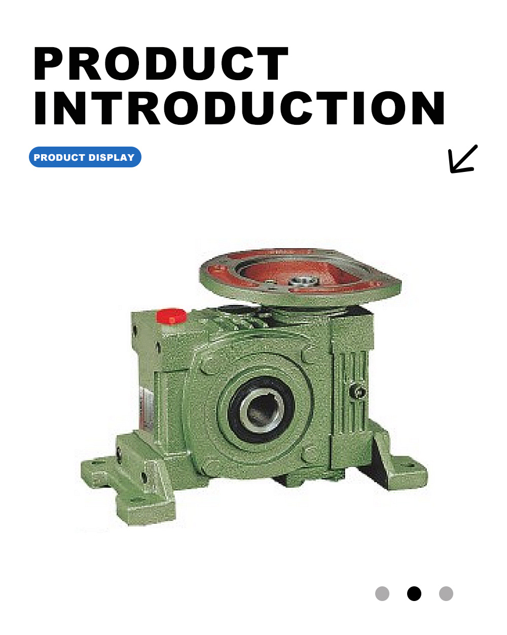 WPWDKT Чугунный червячный редуктор X WPWDKT Cast Iron Worm Gearbox X
