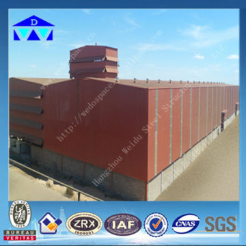 Light steel structure godown fabrication from construction company