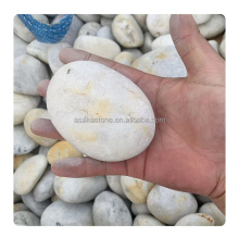 High Polished Pure White River Pebbles for Pool and Patio Decoration