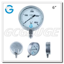 High quality all stainless steel 4000 bar high pressure guages
