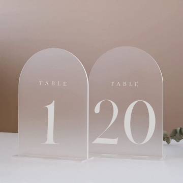 Wedding Table Number Holders and Place Card Ideas
