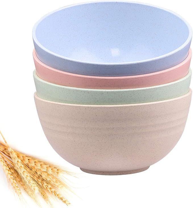 Durable wheat straw fiber bowls for microwave heating