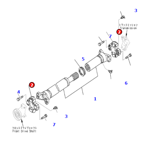 SPYCHARKA KOMATSU D65WX-15 Spider 421-20-32621