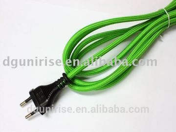 textile braided cordset