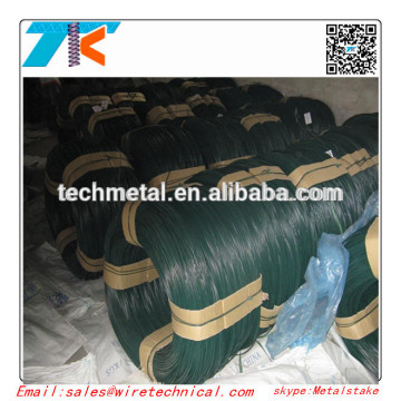 Green Garden Fixing Wire Plastic Coated wire