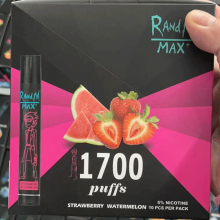 Randm Max 1700 Puffs mais 6 ml de arco e-suco