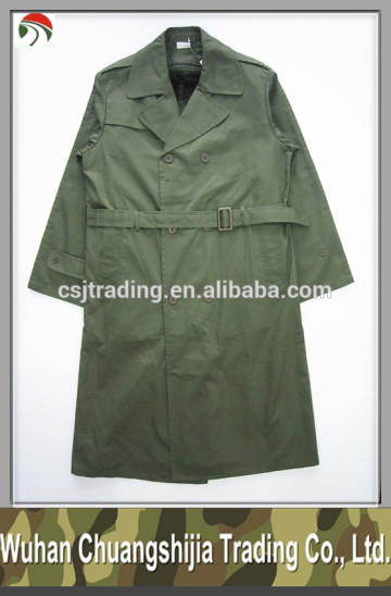 olive green army overcoat
