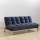 Convertible 2-Seater Sleeper Fabric Futon Sofa Bed