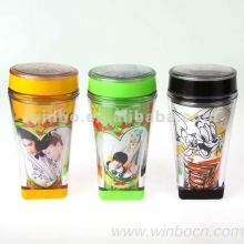 Personalized mug/cup with color paper inside