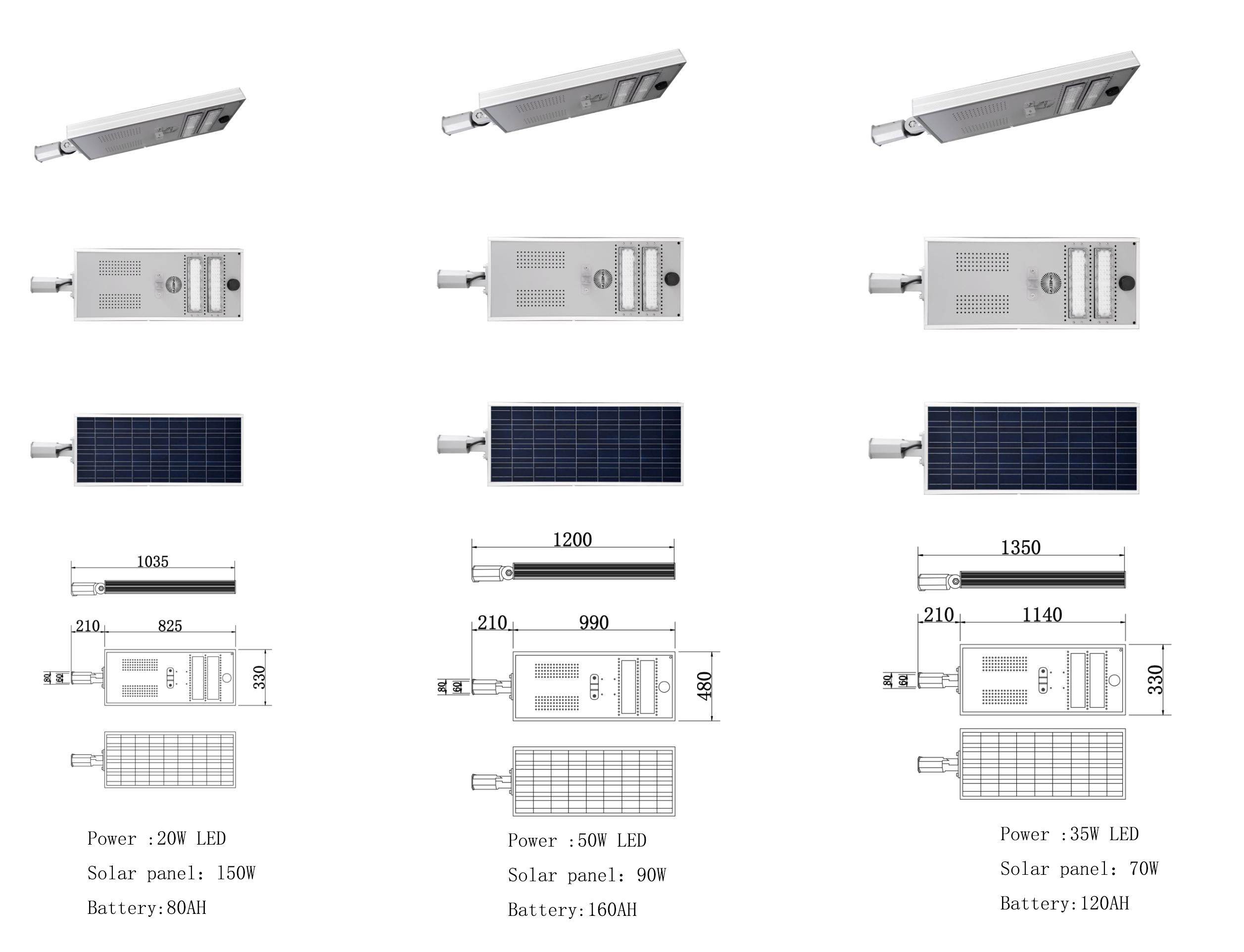luz solar de la calle solar street light