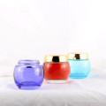 120G transparent drum shape glass dropper bottle