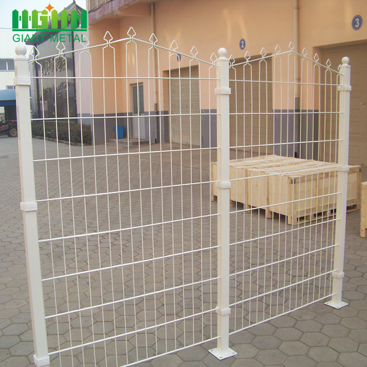 PVC Coated Welded Double Horizontal Wire Prestige Fence