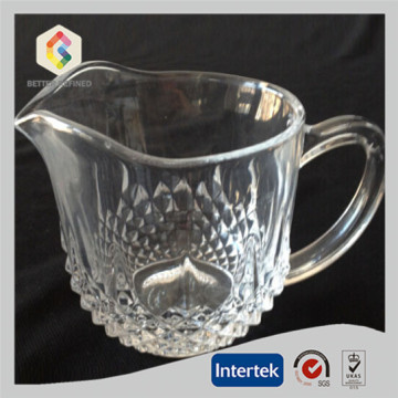 crystal diamond small glass jug