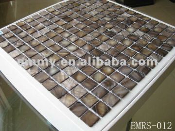 luxurious decoration building material shell mosaic tiles