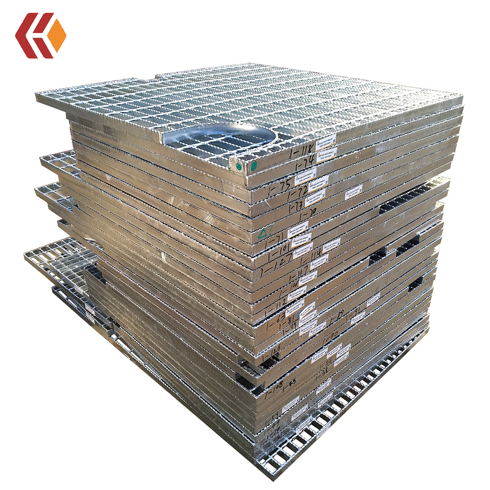 Outdoor Galvanized Steel Stair Tread | Hot Dip Galvanized Stair Tread