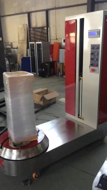 Intelligent Airport Luggage Stretch Film Wrapping Machine