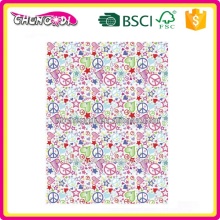 Decorative laser printed wall paper 3d wall paper decoration