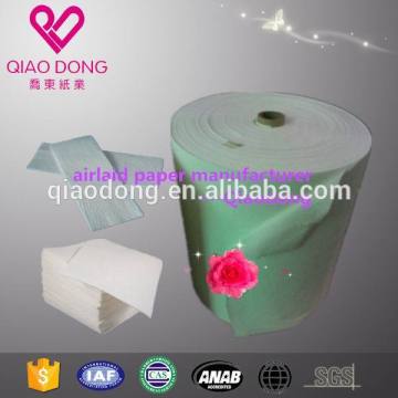 Absorbent Hygienic Sanitary Napkin Airlaid Paper Rolls Packing Outlet